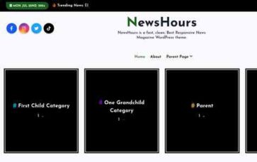 NewsHours (screenshot desktop)