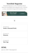 Newslink Magazine (screenshot mobile)