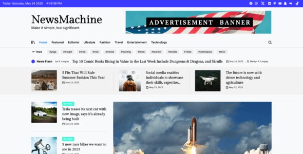 NewsMachine (WordPress)