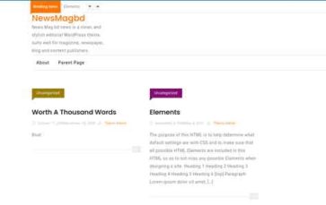 NewsMagbd (screenshot desktop)