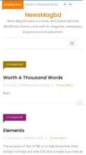 NewsMagbd (screenshot mobile)
