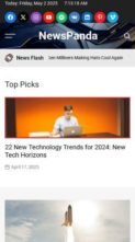 NewsPanda (screenshot mobile)