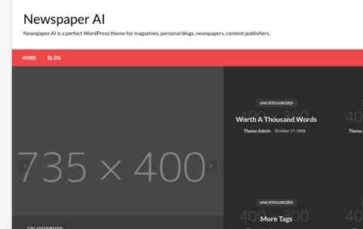 Newspaper AI (screenshot desktop)