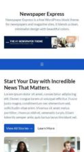 Newspaper Express (screenshot mobile)