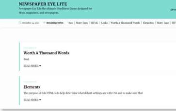 Newspaper Eye Lite (screenshot desktop)
