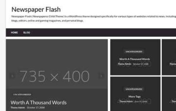 Newspaper Flash (screenshot desktop)