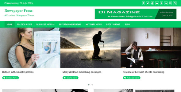 Newspaper Press (WordPress)