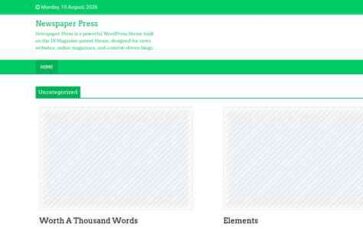Newspaper Press (screenshot desktop)