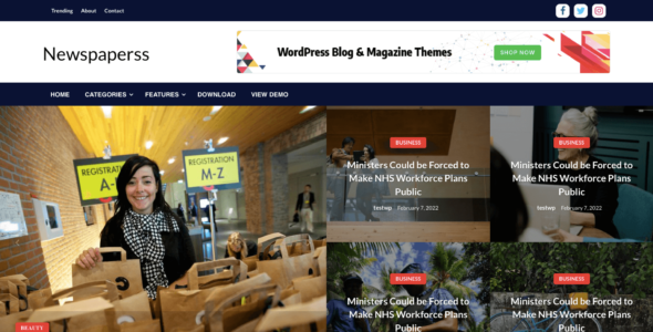 Newspaper Up (WordPress)