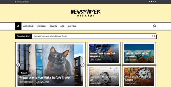 Newspaper Vibrant (WordPress)