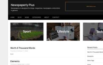 Newspaperly Plus (screenshot desktop)
