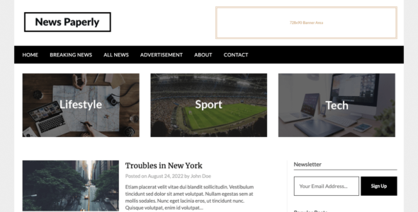 Newspaperly (WordPress)
