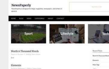 Newspaperly (screenshot desktop)