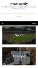 Newspaperly (screenshot mobile)