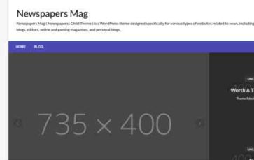 Newspapers Mag (screenshot desktop)
