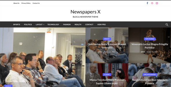 Newspapers X (WordPress)