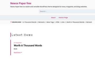 Newsx Paper Free (screenshot desktop)