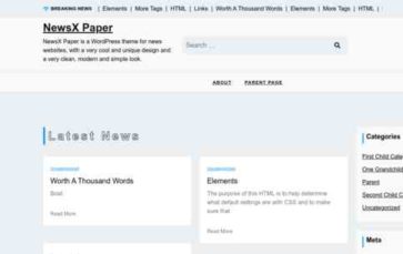 Newsx Paper (screenshot desktop)