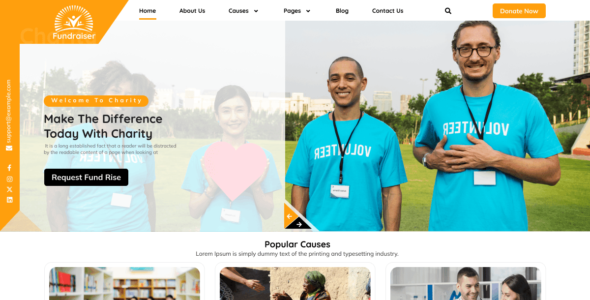 NGO Fundraiser (WordPress)