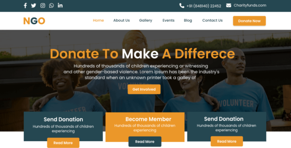 NGO Non Profit (WordPress)