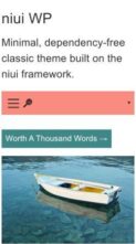 niui WP (screenshot mobile)