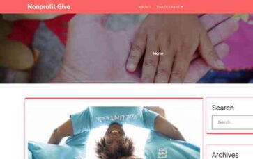 Nonprofit Give (screenshot desktop)