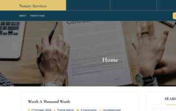 Notary Services (screenshot desktop)
