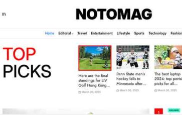 NotoMag (screenshot desktop)