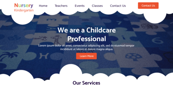 Nursery Kindergarten (WordPress)
