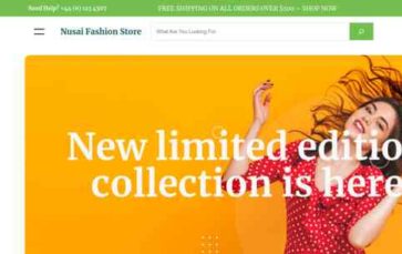Nusai Fashion Store (screenshot desktop)