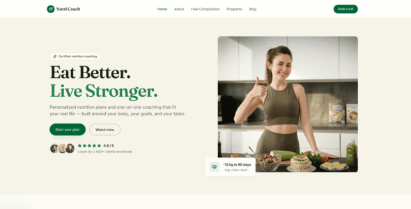 Nutri Coach (WordPress)