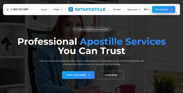 NXT Apostille (WordPress)