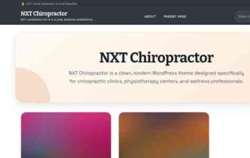 NXT Chiropractor (screenshot desktop)