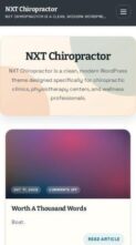 NXT Chiropractor (screenshot mobile)