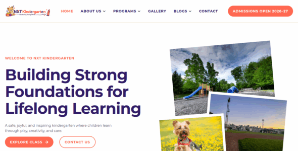 NXT Kindergarten (WordPress)