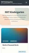 NXT Kindergarten (screenshot mobile)