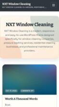 NXT Window Cleaning (screenshot mobile)