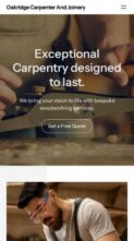 Oakridge Carpenter And Joinery (screenshot mobile)