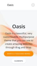 Oasis (Extend Themes) (screenshot mobile)