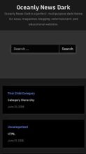Oceanly News Dark (screenshot mobile)