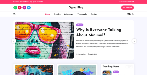 Ogma Blog (WordPress)