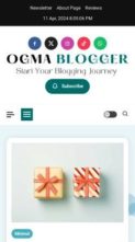 Screenshot Mobile Ogma Blogger (screenshot mobile)