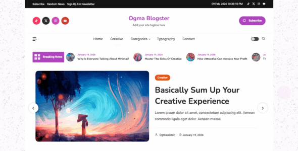 Ogma Blogster (WordPress)