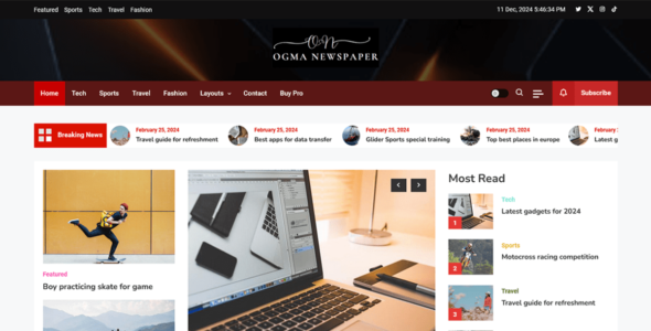 Ogma Newspaper (WordPress)