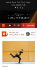 Ogma Newspaper (screenshot mobile)