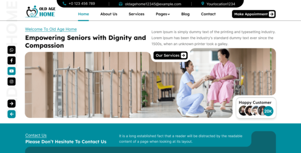 Old Age Home (WordPress)