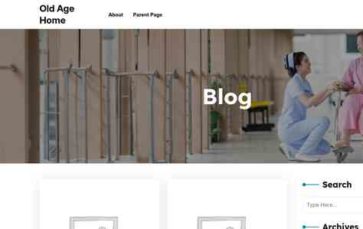 Old Age Home (screenshot desktop)