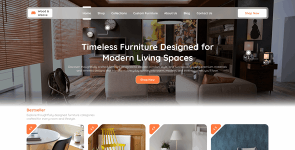 Omega Furniture Store (WordPress)