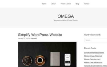 Omega (ThemeHall) (screenshot desktop)