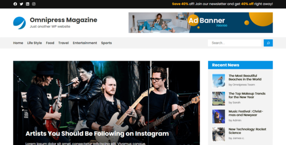 Omnipress Magazine (WordPress)